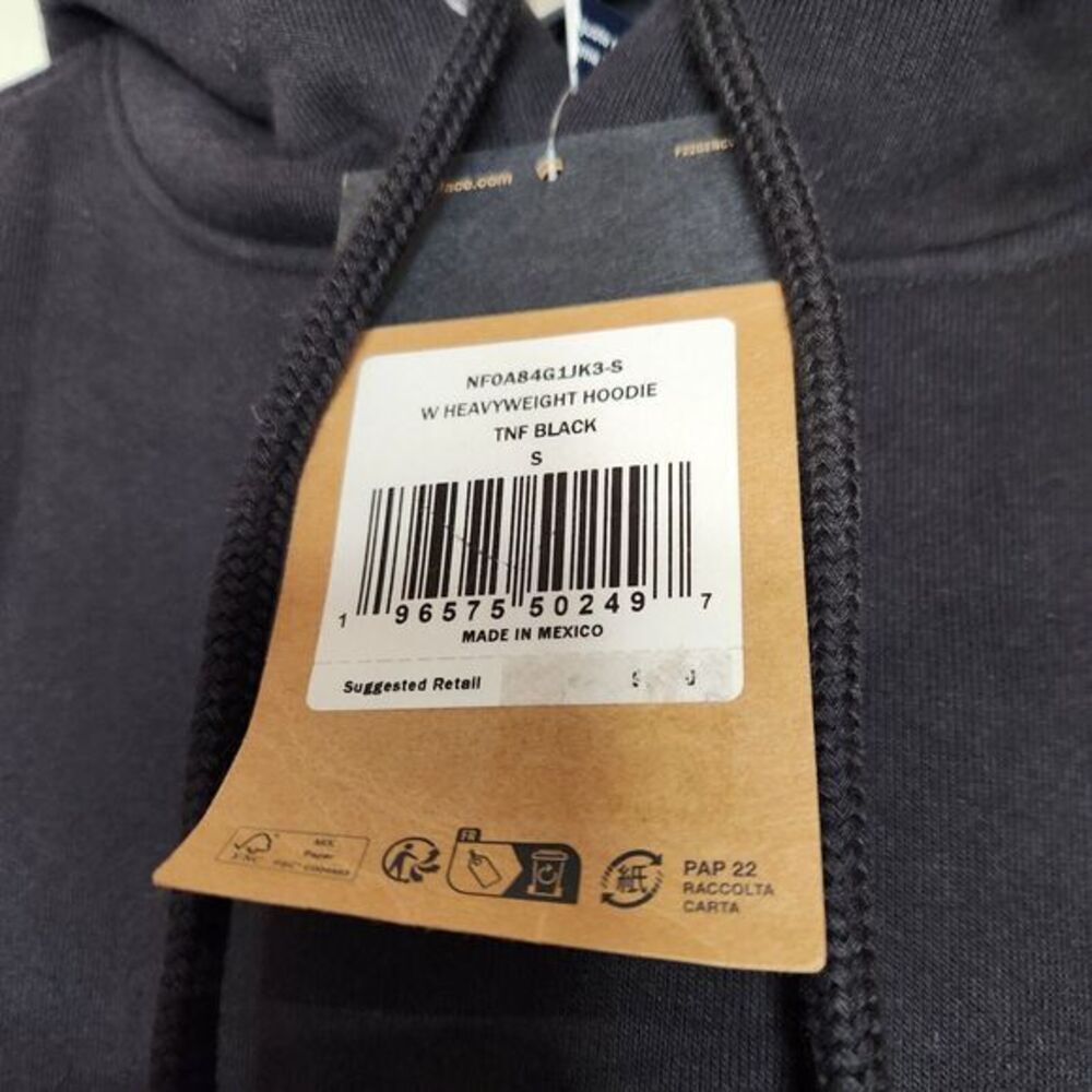 The North Face Women's Heavyweight Pullover Hoodie, Black, Small‎ NWT - Picture 4 of 4